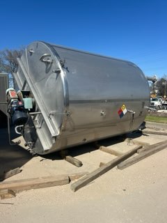 3200 Gallon Stainless Steel Mix Tank 316L